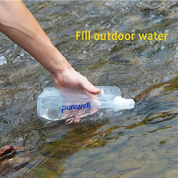 1000ML Collapsible BPA Free Canteen Water Filter