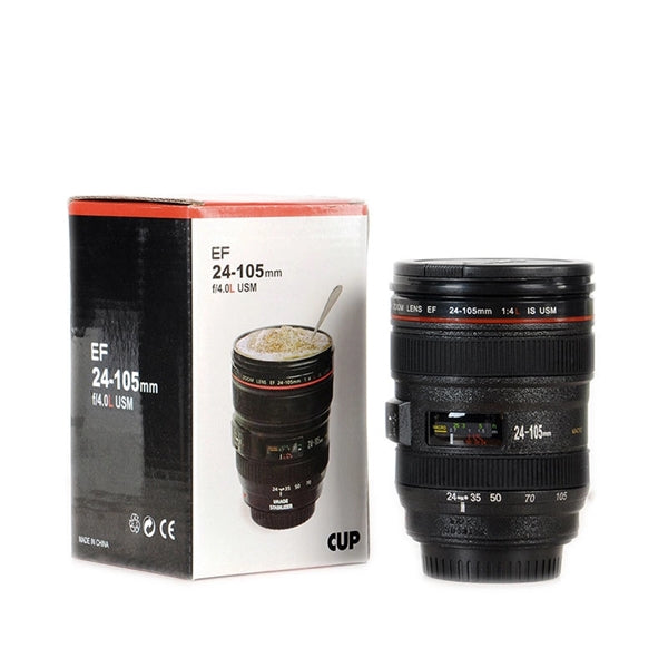 Photographer Camera Lens Coffee Cup