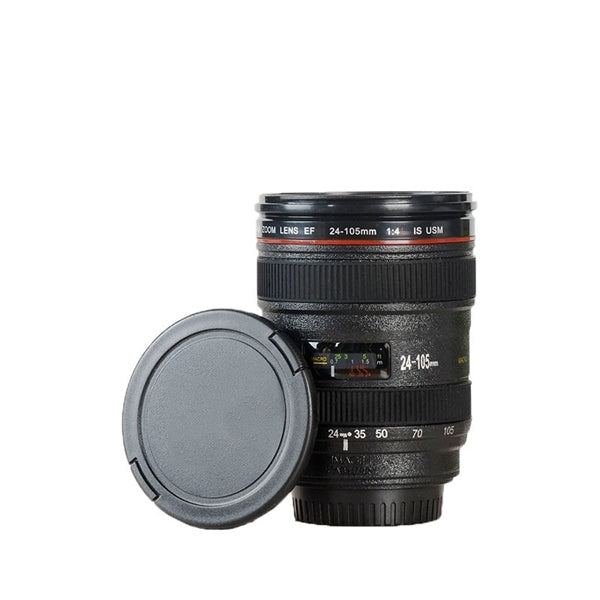 Photographer Camera Lens Coffee Cup