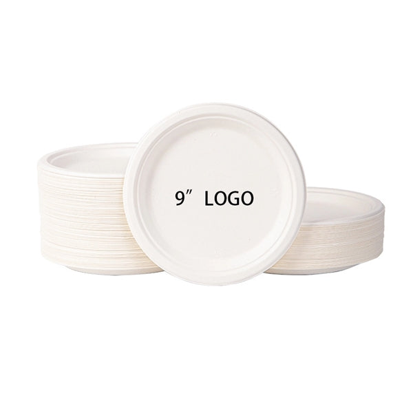 Disposable Sugarcane Paper Plate