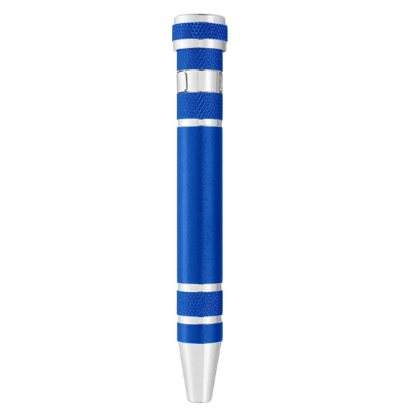 8-In-1 Aluminum Pen Style Multi-Tool Kit With Screwdriver