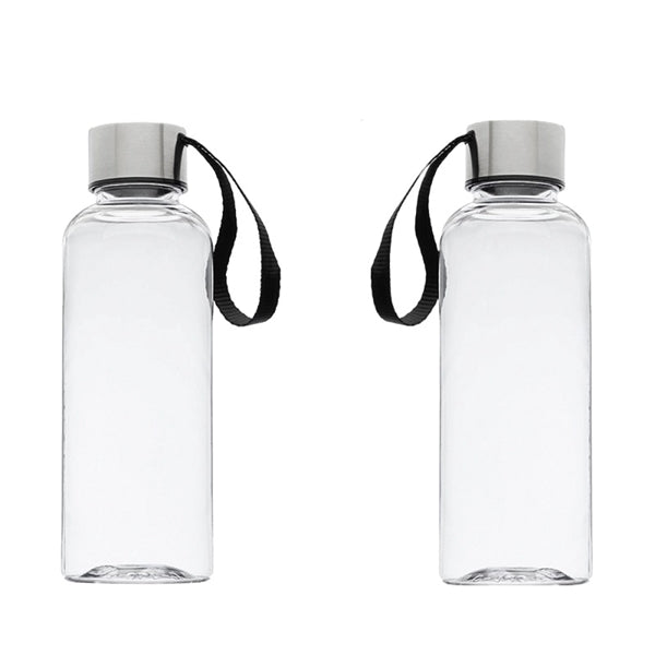 Plastic Water Bottle with Strap, 17 oz.