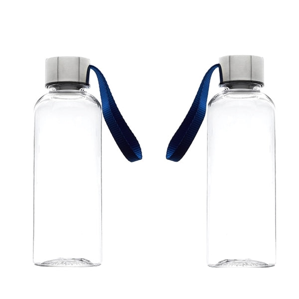 Plastic Water Bottle with Strap, 17 oz.