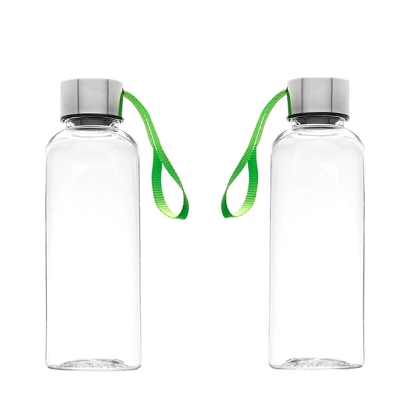 Plastic Water Bottle with Strap, 17 oz.