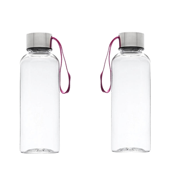 Plastic Water Bottle with Strap, 17 oz.