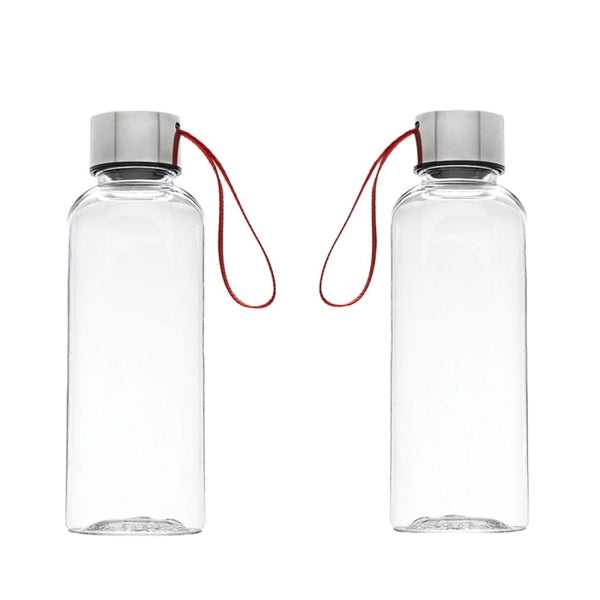 Plastic Water Bottle with Strap, 17 oz.