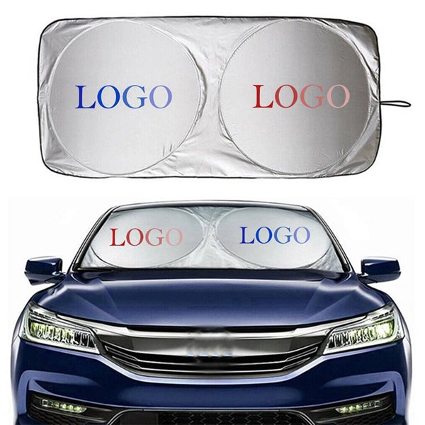 Dual Panels Windshield Sunshade for Cars & SUVs