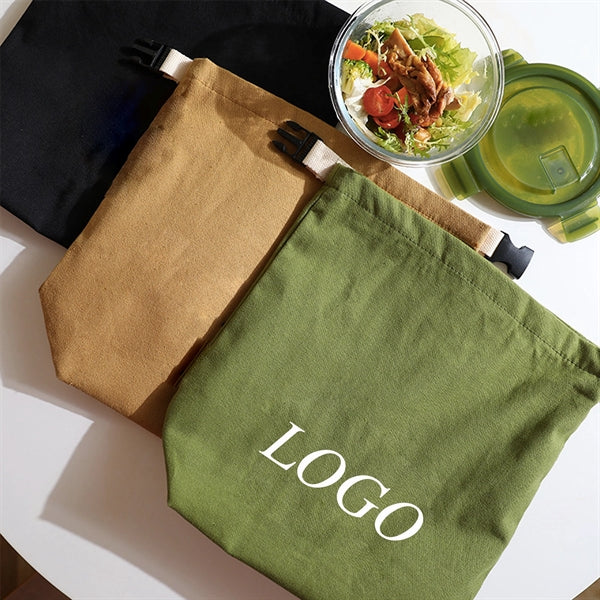 Box Lunch Carry Bags For Bento Meals Canvas