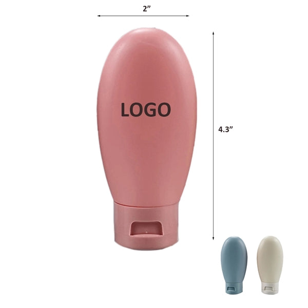 2.2Oz Travel Refillable Empty Squeeze Bottle