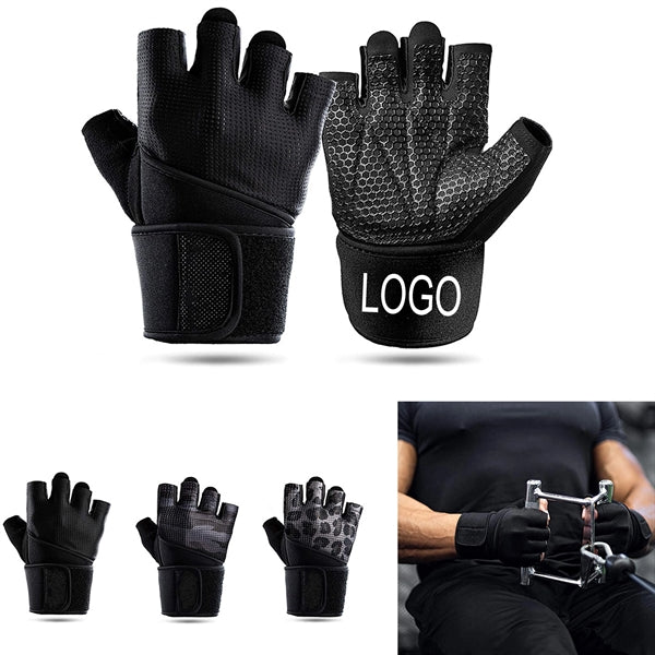 Unisex Neoprene Half-Finger Fitness Gloves For Gym