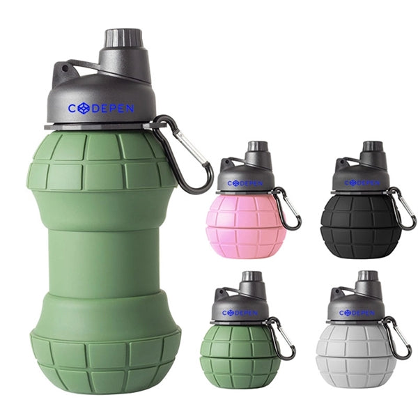 18 oz Collapsible Travel Water Bottle