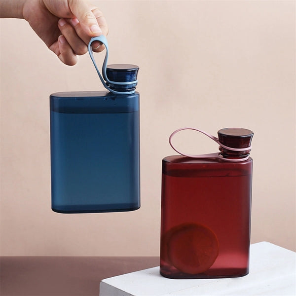 Flat Portable Travel Mug Handbag Slim Cold Flask