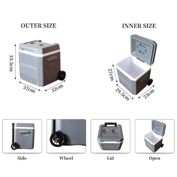 18QT ice chest with wheels & cooler box
