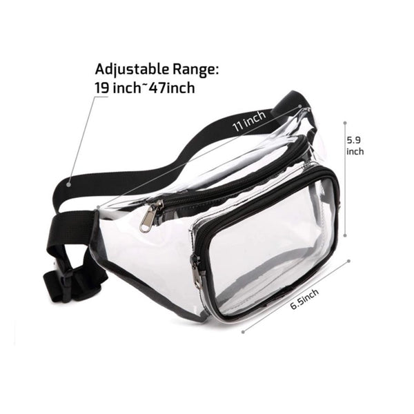Clear Fanny Pack PVC Bag
