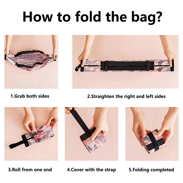 Foldable Grocery Storage Tote