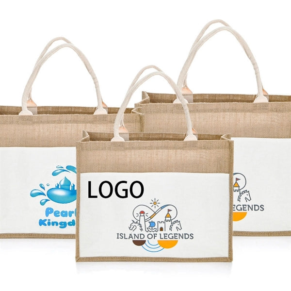 Storage Jute Tote Bag