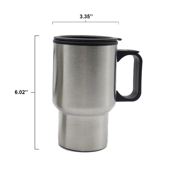 16 oz Stainless Steel Travel Mug