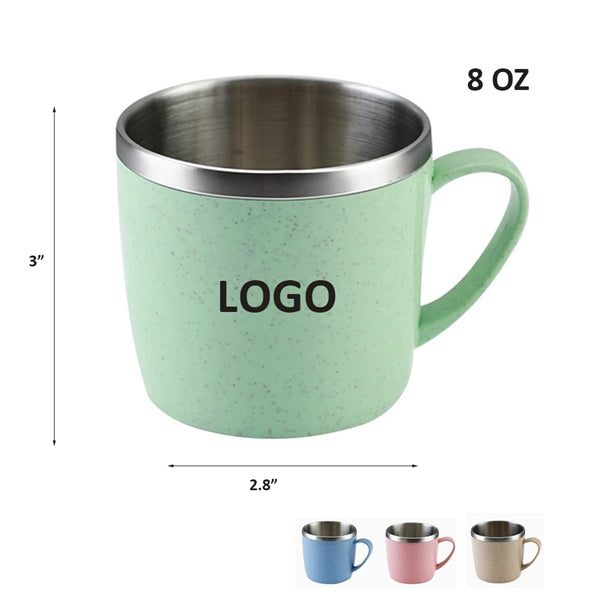 7 Oz Unbreakable Double Walled Insulated Mug For Kids