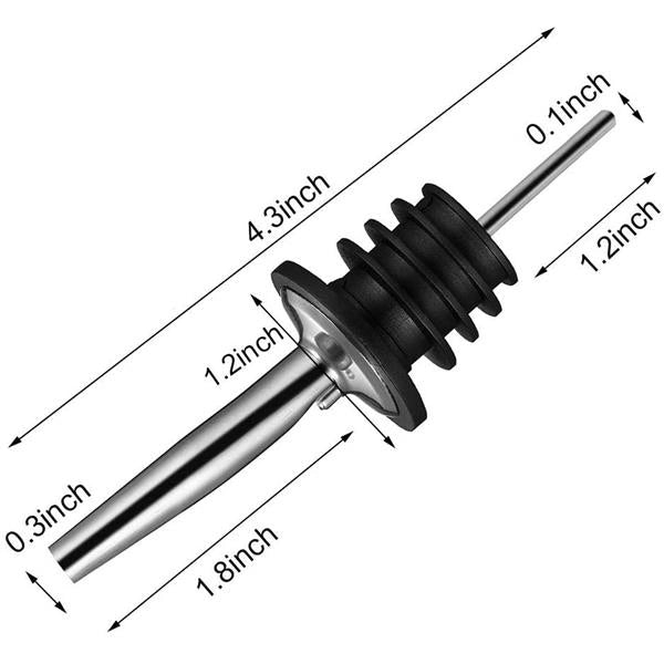 Stainless Steel Pourers Tapered Stopper Spout