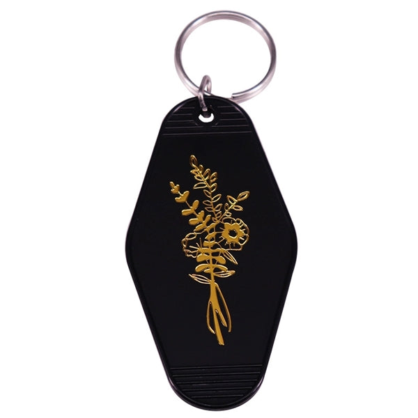 Vintage motel key chains