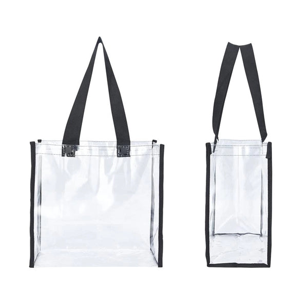 Clear Vinyl Stadium Compliant Tote Bag