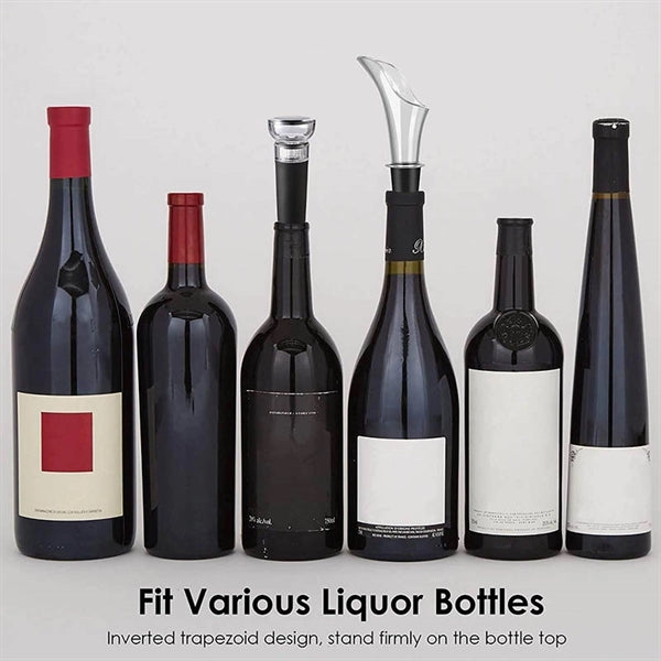 Set of 2 Wine Stopper & Pourer