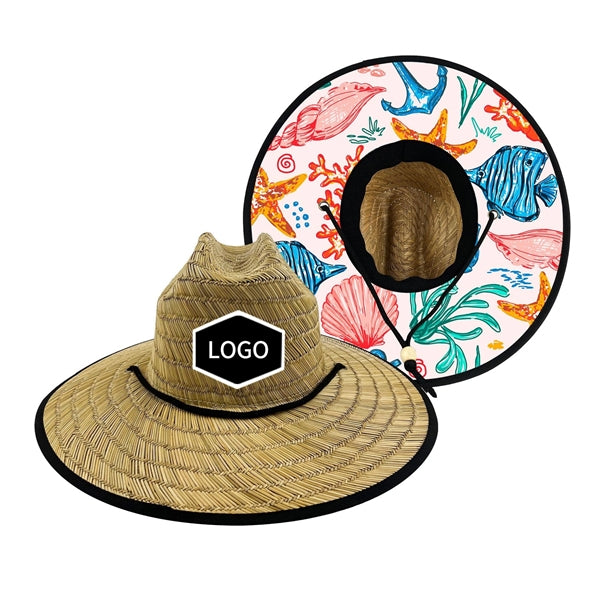 Natural Adjustable Straw Hat
