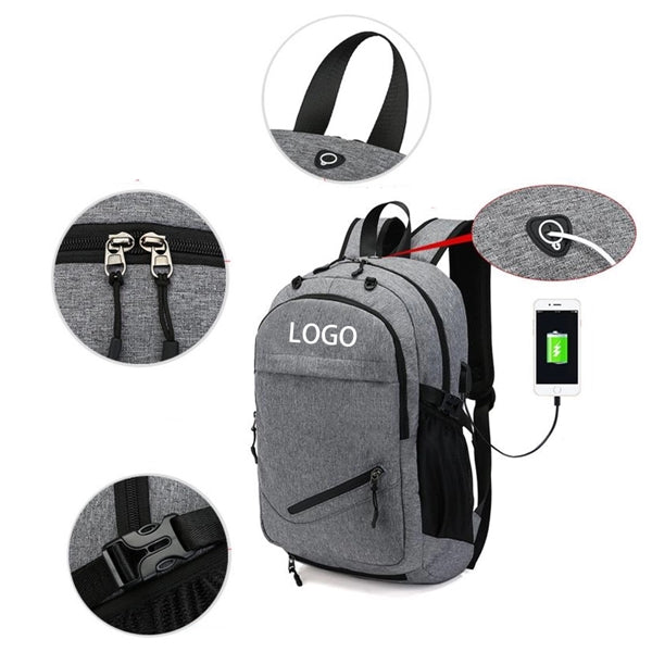 School Basketball Backpack With USB Charging