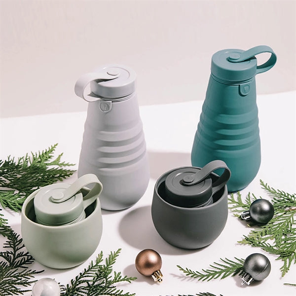 Collapsible Silicone Water Bottle