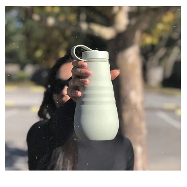 Collapsible Silicone Water Bottle