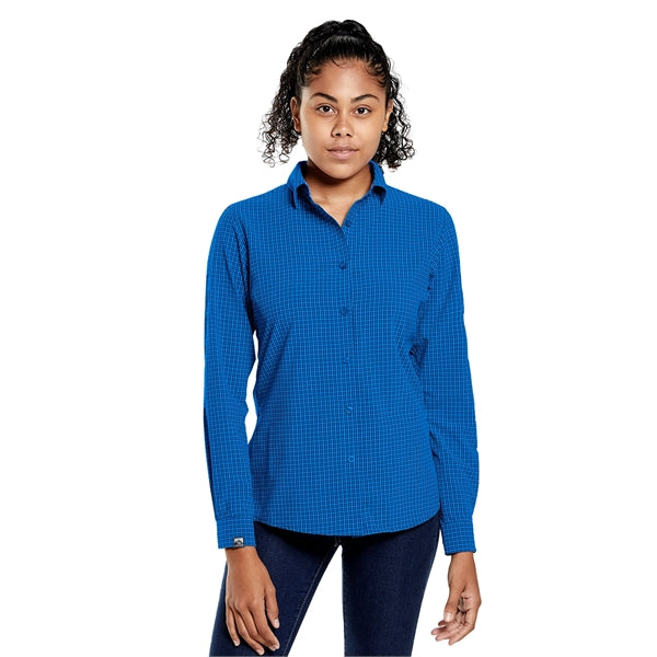 Storm Creek Women's Influencer Microplaid Woven Shirt