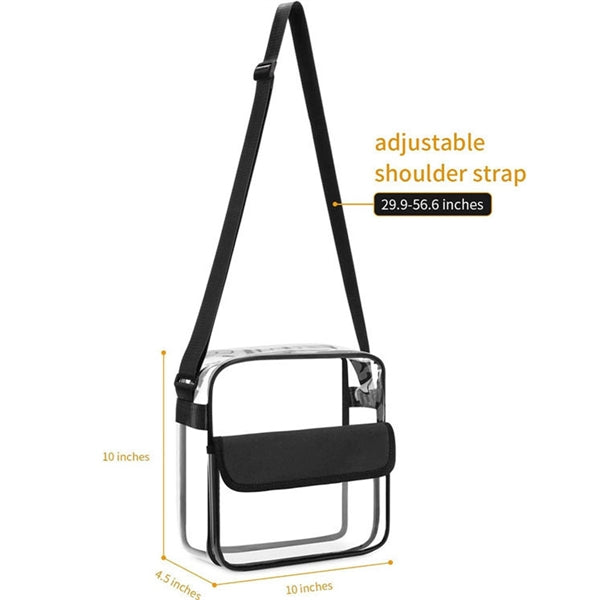 Large Durble Transparent PVC Shoulder Bag