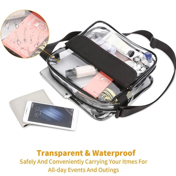 Large Durble Transparent PVC Shoulder Bag
