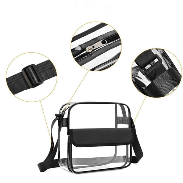 Large Durble Transparent PVC Shoulder Bag