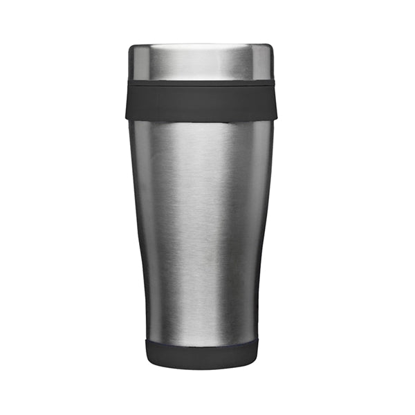 Stainless Steel Tumbler with Plastic Lid, 16 oz.