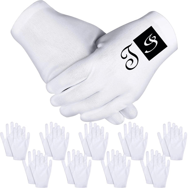 White Cloth Gloves