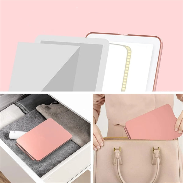 Portable Compact LED Cosmetic Mirror for Women Traveling