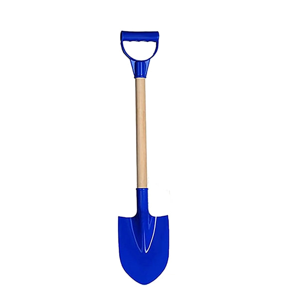 Plastic Beach Shovel With Wooden Handle