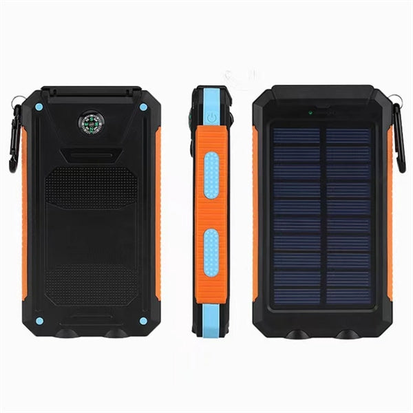 Solar Power Bank with Compass