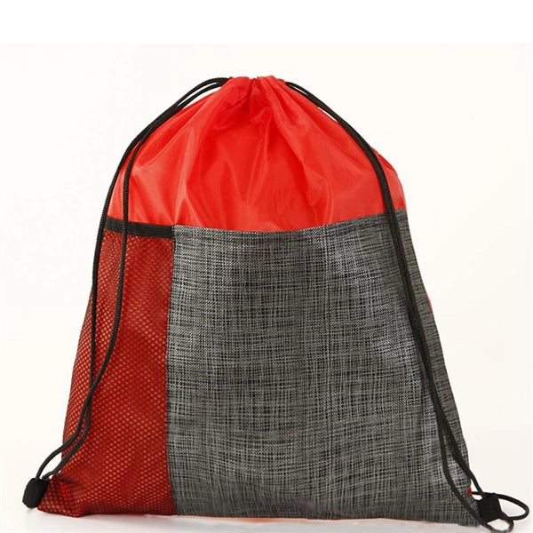 Etched Pocket Drawstring Sportpack