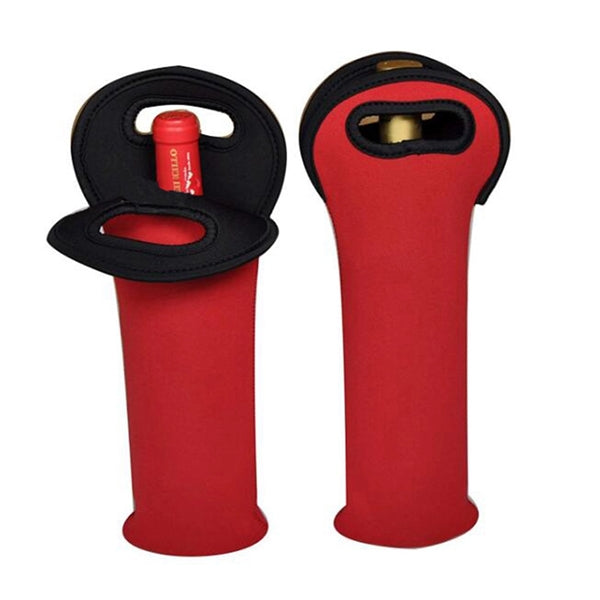 Portable Neoprene Single Wine Bottle Holder