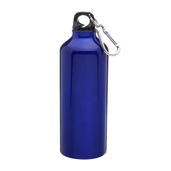 Aluminum Water Bottle with Carabiner, 24 oz.
