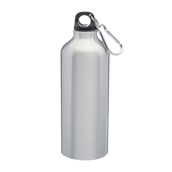 Aluminum Water Bottle with Carabiner, 24 oz.