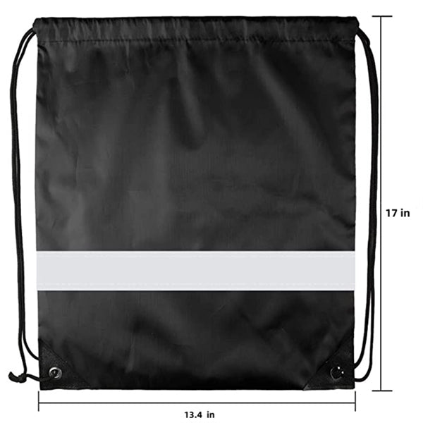 Bulk Reflective Drawstring String Backpack Bags