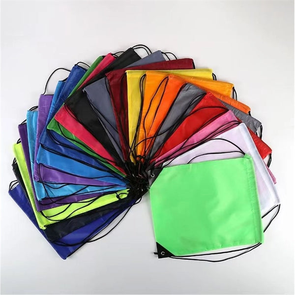 Colorful Drawstring Backpack Bags Pack Cinch Tote for Gym