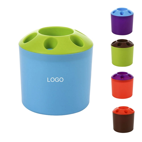 Multi-Function Plastic Toothbrush Holder