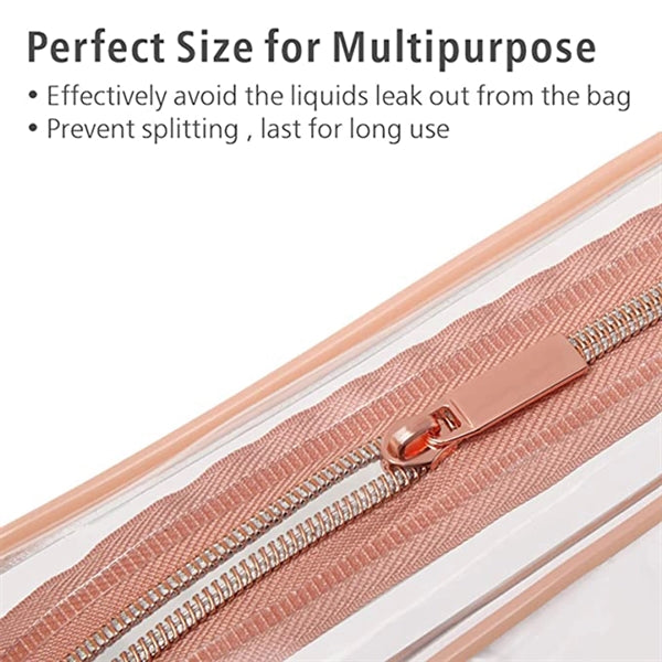 Travel Approved Toiletry Makeup Cosmetic Bag On Airport