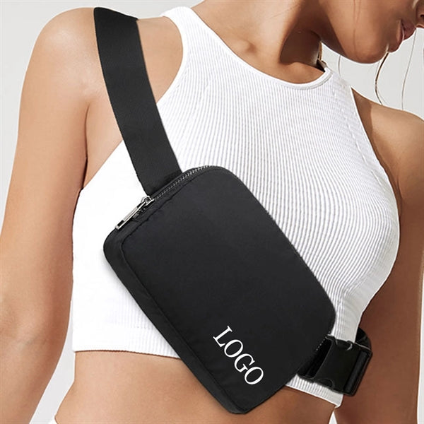 Adjustable cross body waist bag