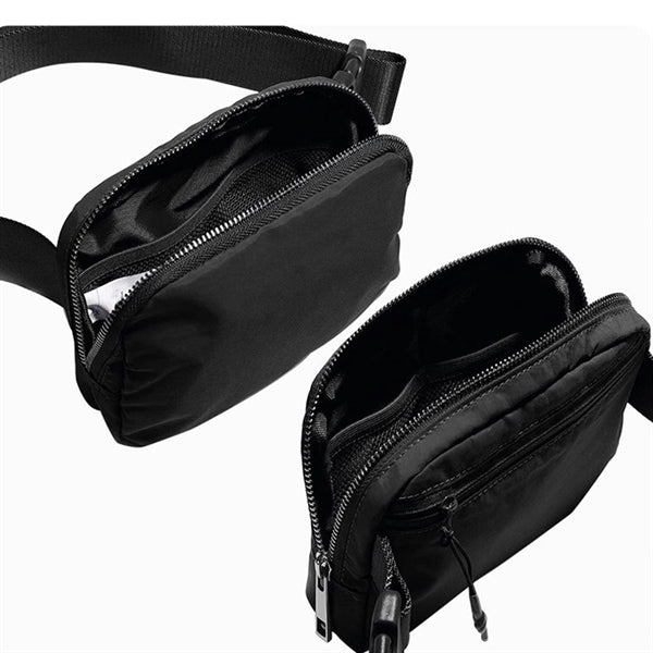 Adjustable cross body waist bag