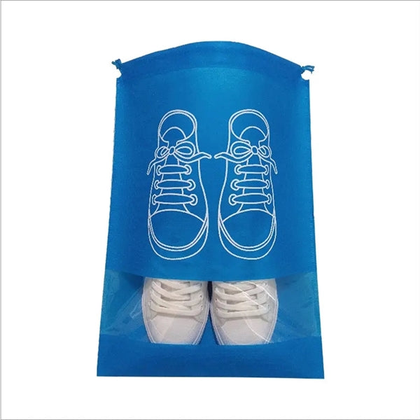 Non-woven Drawstring Shoe Bag Pouch Packing Organizer